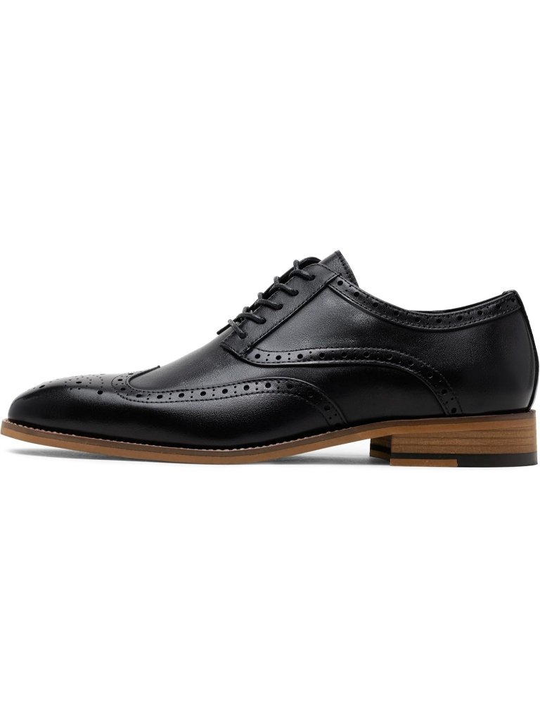 Women's Black Oxford Leather Classic Formal Business Imported Dress Shoes